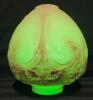 Large Art Deco Style Uranium Glass / Custard Glass Lamp Shade