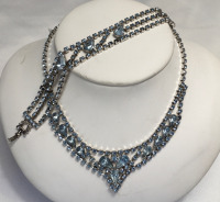 Continental Blue Necklace & Bracelet Set