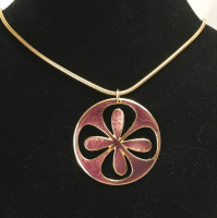 1960&rsquo;s De Passile Sylvestre QC Enamel Pendant