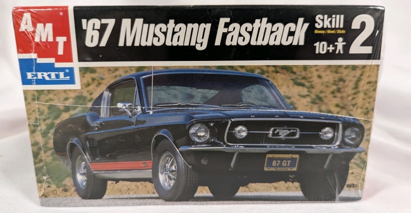 New AMT ERTL 1967 Mustang Fastback Model Kit