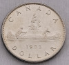 1953 Canadian Silver One Dollar Coin