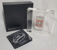 2019 Australia Fine Silver ' Duff Beer ' One (1) Troy Oz. Coin in Case