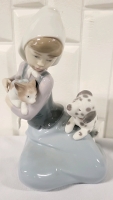 Vintage Lladro Fugurine - Little Friskies - Juan Huerta Design