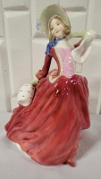 Vintage Royal Doulton Figurine - Autumn Breezes - L Harrdine Design