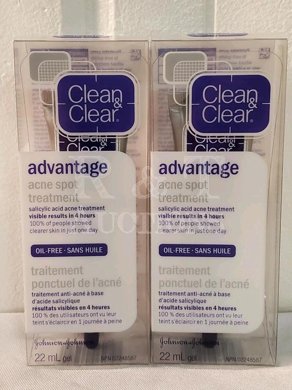 2 New Clean & Clear Advantage Acne Spot