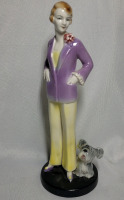 Vintage 1920s/30s GOEBEL Art Deco Figurine , 9 1/4" tall