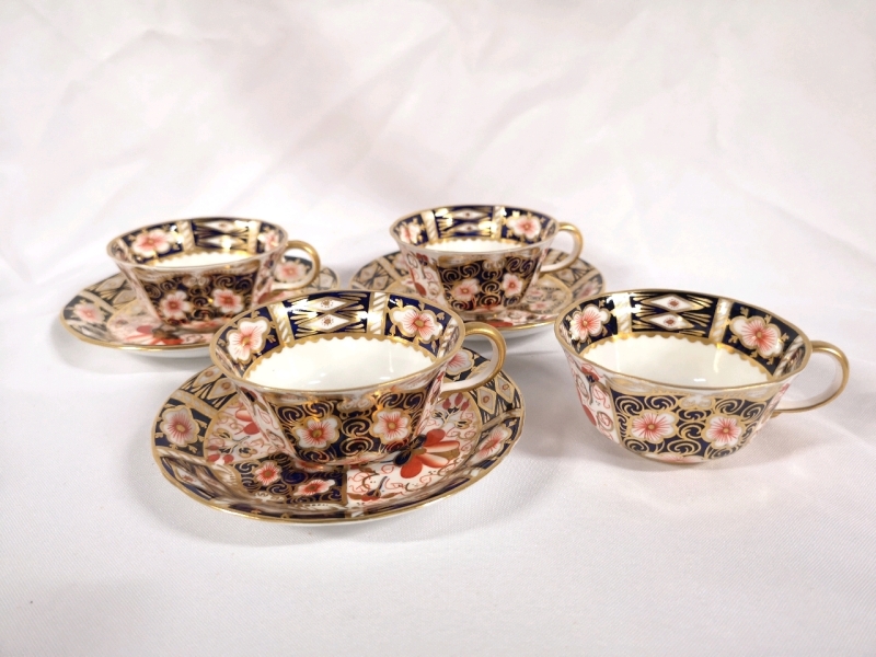 Royal Crown Derby Teacups & Saucers - Imari pattern