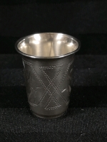Antique 1899-1908 Imperial Russian Silver Kiddush Cup