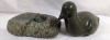 Signed Inuit Soapstone Carving. - 3