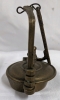 Antique Miner's Whale Oil Lamp with Bird Finial - 5