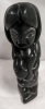 Singed & Numbered Inuit Soapstone Carving of Man with Fish. - 4