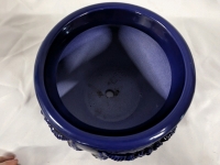 Modern Purple Glazed Terracotta Pot