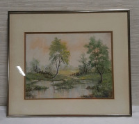 Vintage Pastel Painting