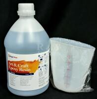 New MagicResin Art & Craft Epoxy Resin Part A: RESIN (0.5 Gallon) + Measuring Cup.