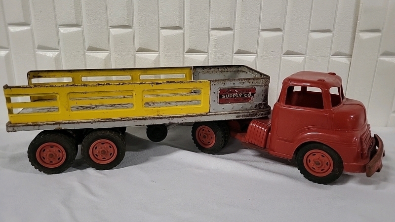 Vintage Wyandotte Construction Supply Truck & Trailer