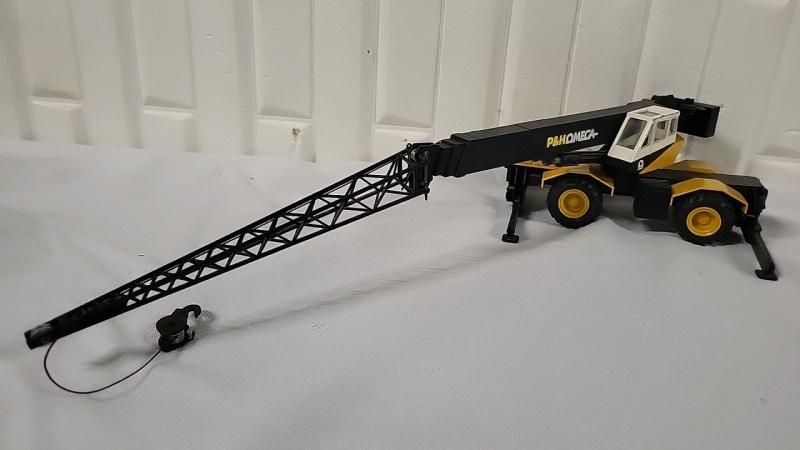 Diecast P&H Omega Construction Crane - As Is