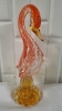 Blown Glass Bird Figurine - 9" Tall - 2