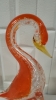 Blown Glass Bird Figurine - 9" Tall - 3