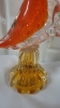 Blown Glass Bird Figurine - 9" Tall - 5