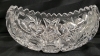 Vintage Pinwheel Crystal Serving Dish - 8" Wide - 4