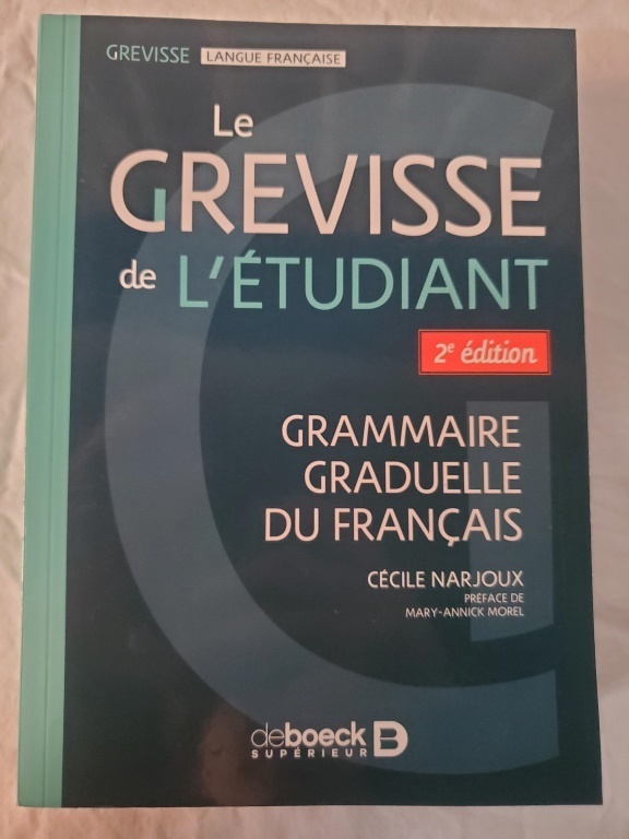 New Le GREVISSE de L'ÉTUDIANT 2nd édition