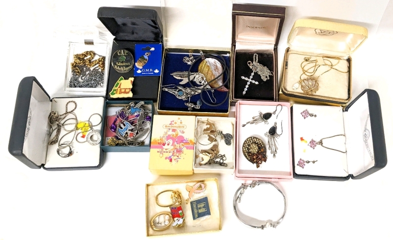 Large Collection of Unsorted Jewelry in a Multitude of Small Boxes