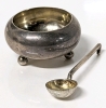 Imperial Russian Salt Cellar & Spoon