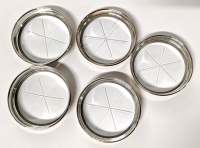 BIRKS Sterling Silver Coasters Set of Five