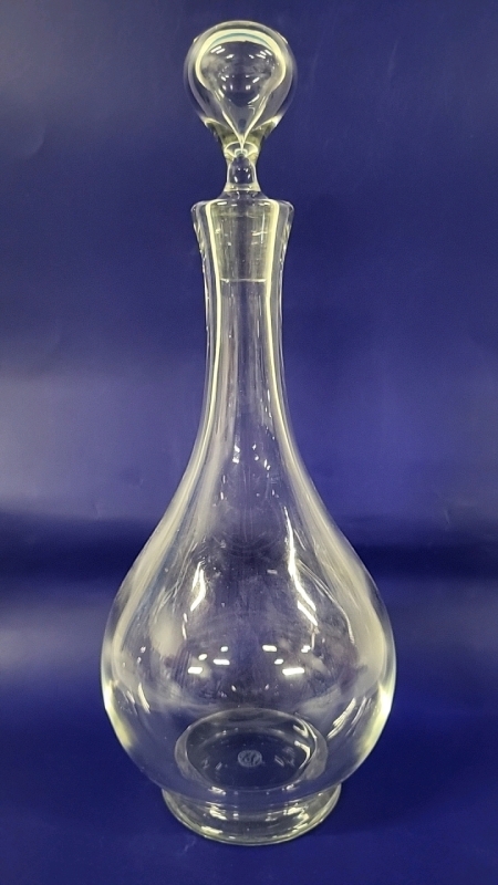 Baccarat France Crystal Decanter - 12" Tall