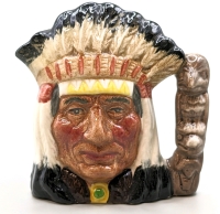 Royal Doulton England " North American Indian " D 6665