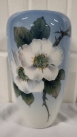 Royal Copenhagen Hand Painted Dogwood Vase