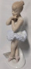 MORENA Fine Porcelain Ballerina Figure w/Original Box , 6" tall - 3