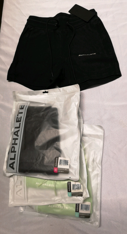 4 New ALPHALETE Sz XS & Small Women's Shorts