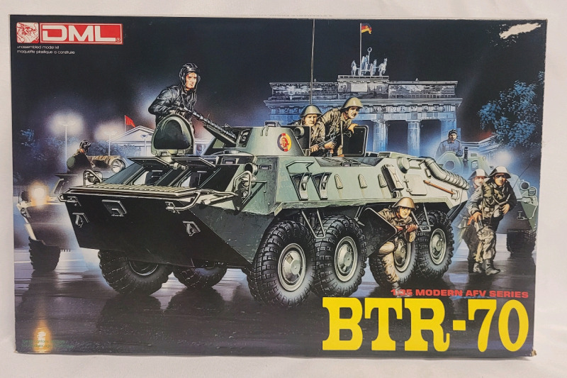 DML Modern AFV Series BTR-70 Model Kit , 1/35 Scale . Open Box , All Bags Sealed