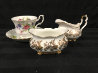 Vintage Royal Albert Cup Saucer & Cream Sugar