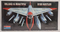 Monogram B-58 Hustler Plane Model Kit , 1/48 Scale . Sealed , NOS