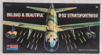 Monogram B-52 Stratofortress Plane Model Kit , 1/72 Scale . Open Box , Sealed Bags