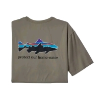 New Patagonia Men's Home Water Trout Organic T-Shirt Size L<br/><br/>