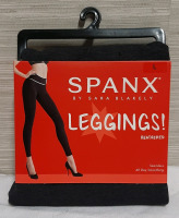 New Spanx Heathered Coal Leggings Size L