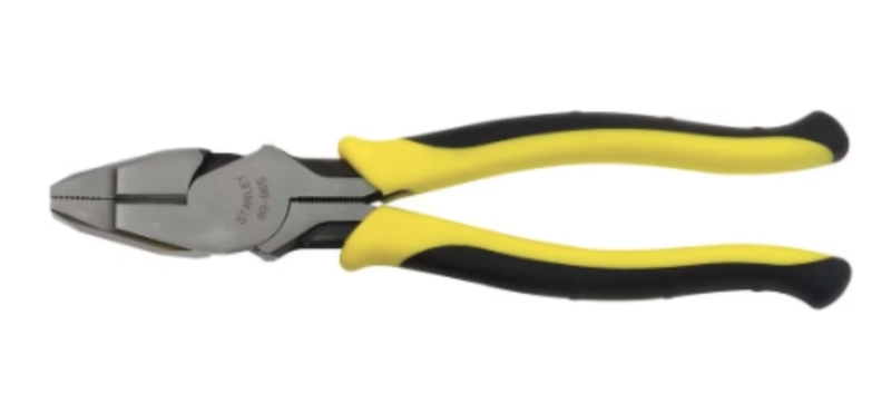 New Stanley MaxSteel 9.5" Lineman Pliers.