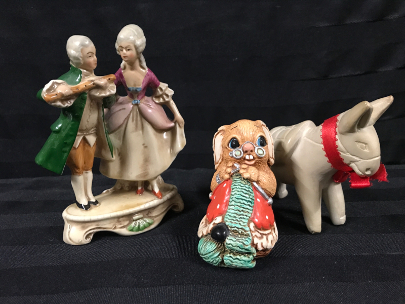 3 Collectible Vintage Figurines