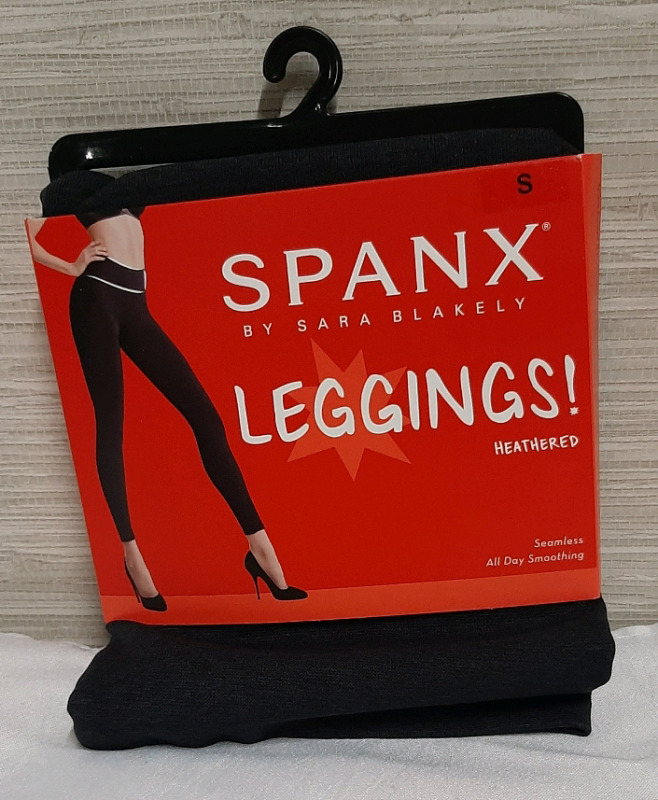 New Spanx Heathered Coal Leggings Size S