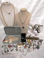 Vintage Costume Jewelry - Earrings, Bracelets, Brooches ++