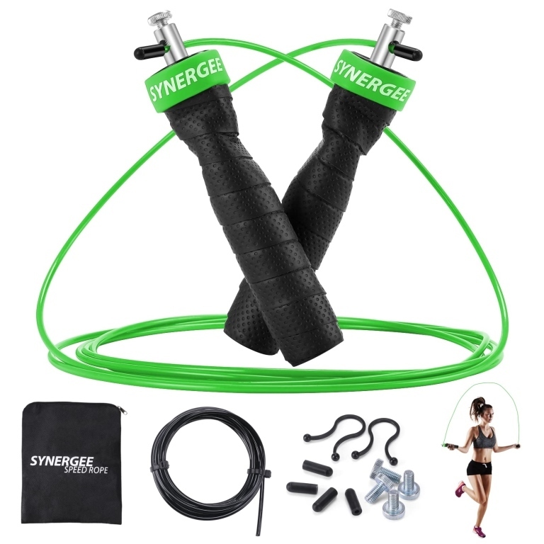 4 New SYNERGEE Speed Rope Adjustable Jump Rope