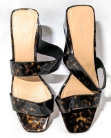 New TopShop Darla Tortoiseshell Style Strap Heeled Sandals (Size 10/ 39)