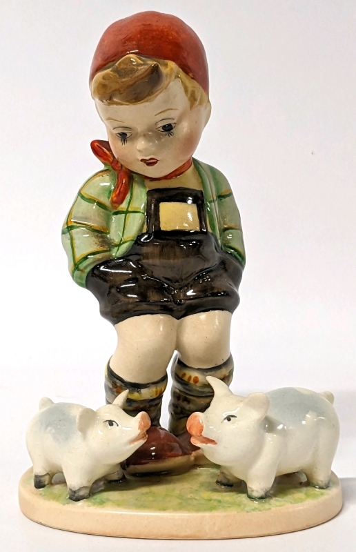 RARE Beswick England " Farm Boy " Hummel Figurine c1940s