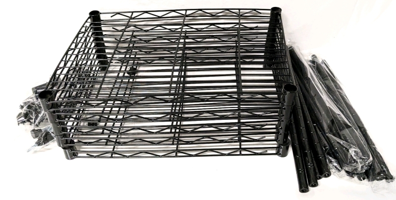 Wonky 54" Tall 5-Tier Wire Shelving Rack