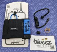 New Poppsound Walkie Caddie, Tubeez Threaded Walkie Talkie Earpiece & Extra Earpiece for the Filmpro Headset.