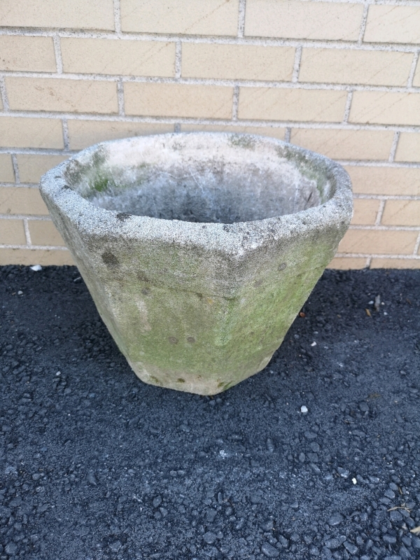 Cement Planter - 17" Diameter & 12" tall