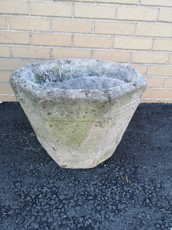 Cement Planter - 17" Diameter & 12" tall